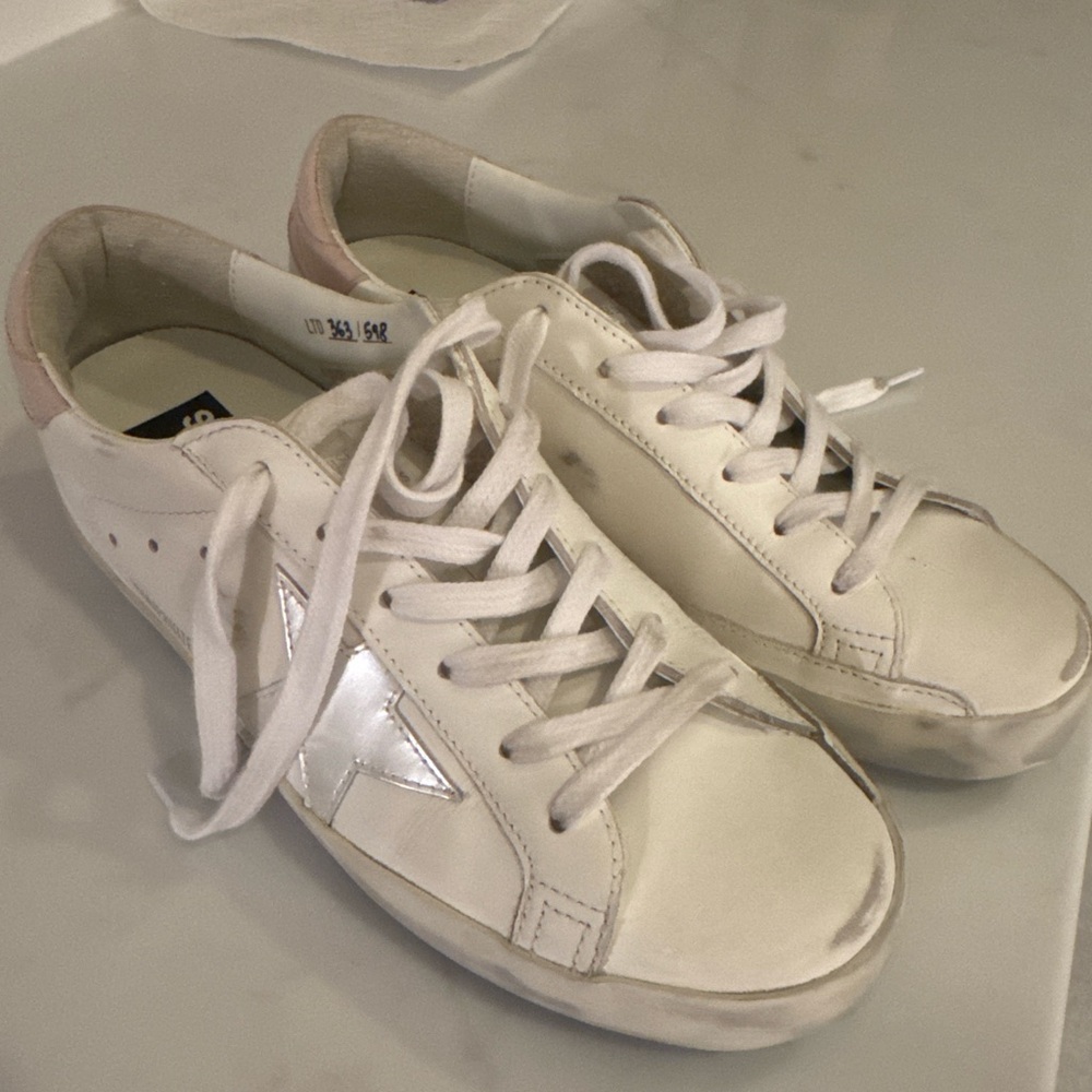 Golden Goose White Star Sneakers never worn